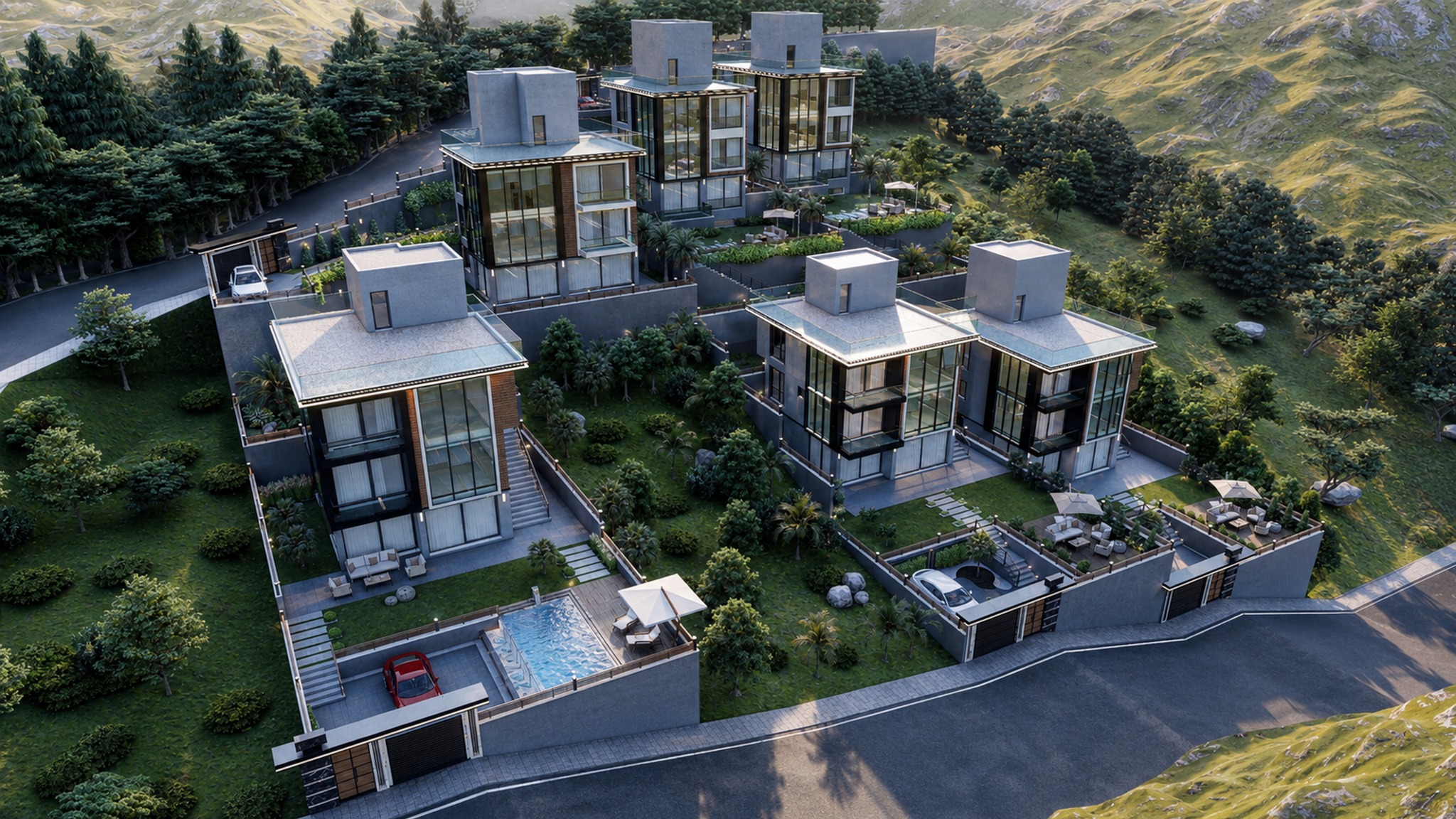 Bereket Konakları Skygates genel vaziyet gündüz görünümü