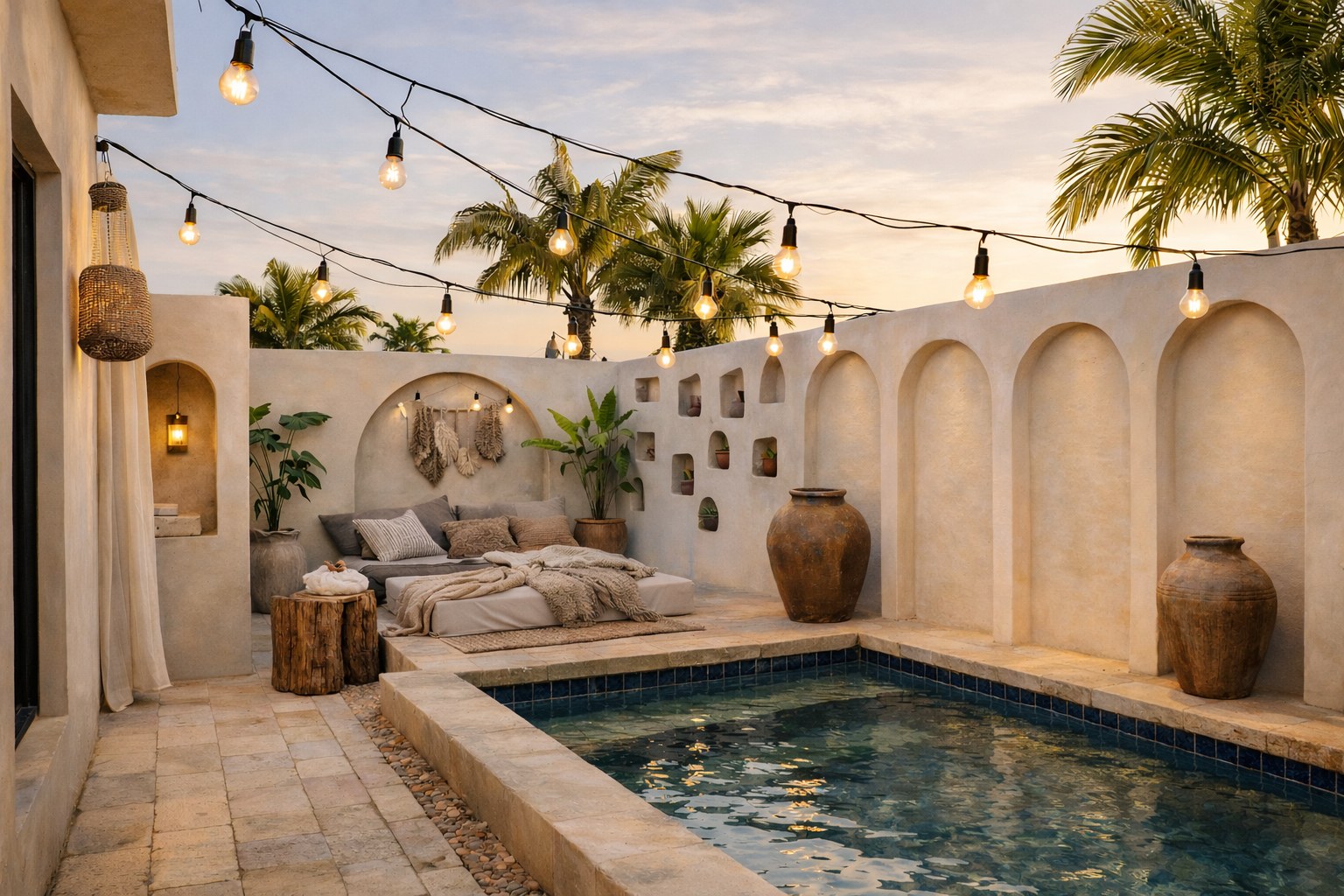 Sabel Villas Bali konsept havuz ve dış yaşam alanı