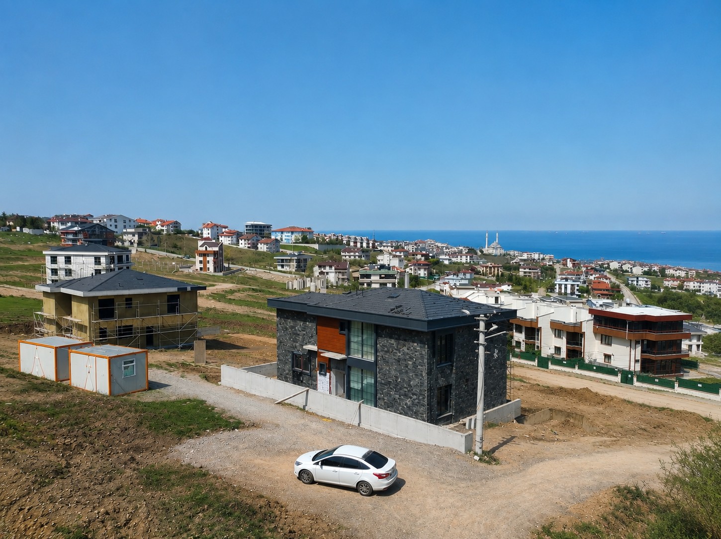 Yalova Merkez Villa - Yapım aşaması çevre ve deniz manzarası